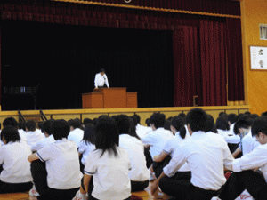 １学期終業式