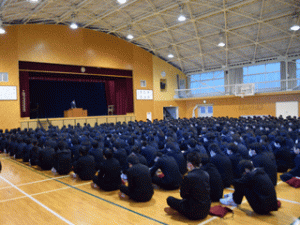 3学期始業式