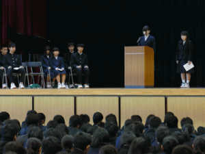 立会演説会・生徒総会
