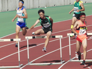 陸上競技部　男子400mH 第２位　女子円盤投 第３位
