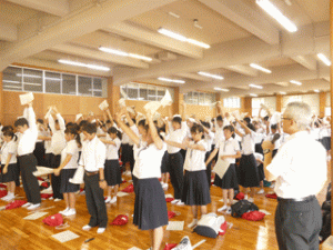 学年集会（１･２年）