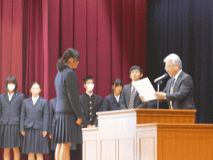 平成29年度  第２学期終業式