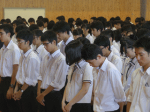 平成３０年度第１学期終業式