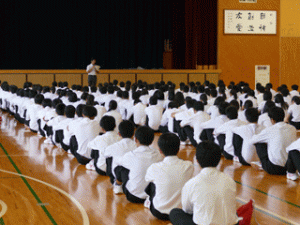 ２年生学年集会