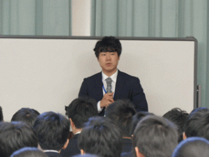 1年生進路講演会