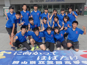 【陸上競技部】<br>第58回岡山県高等学校総合体育大会陸上競技大会～１３名が出場、３名が中国大会へ～