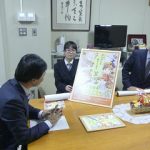 【美術部】<br>笠岡市生涯学習フェスティバルPRポスター完成披露会