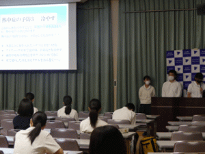 学校安全研修会（生徒対象）