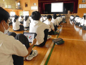 令和４年度１年次生「地域学」キックオフセミナー<br>笠岡市長講演会