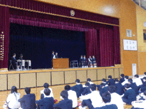 令和７年度生徒会役員選挙立会演説会