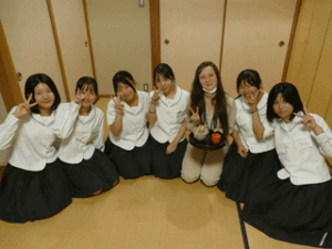 米国人留学生の受け入れ交流